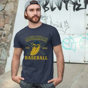 Retro Savannah Baseball T-Shirt